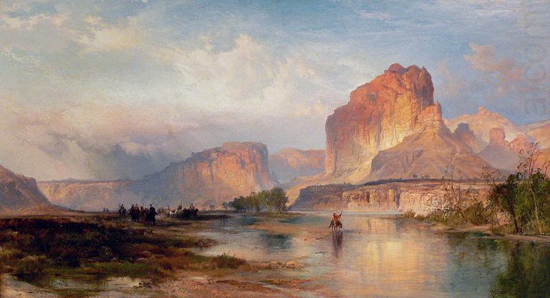 Thomas Moran Cliffs of Green River china oil painting image